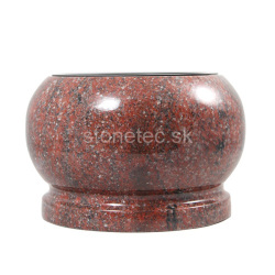 Žulová žardniéra Multicolor Red Žulová žardniéra Multicolor Red
