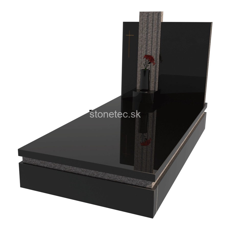 Jednohrob Medium J7 - Žula Absolute Black