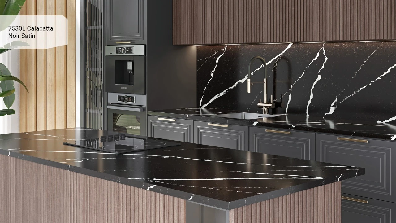 AVANT CALACATTA NOIR SATIN